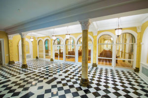 Image of the renovated hallway. 
