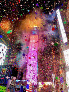 Image of Times Square on New Year's Eve