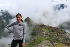 Jennifer Puac in Machu Picchu.