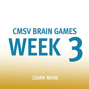 Photo saying: CMSV Brain Games Week 3