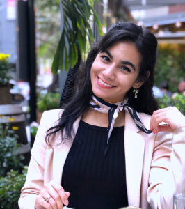 Ciara Rosa smiles wearing a cute outfit.