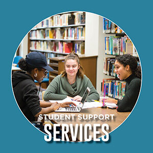 Button saying "Student Support Services"