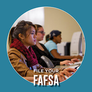 Button saying "File your FAFSA"