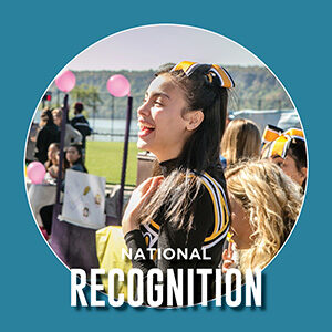 Button saying "National Recognition"