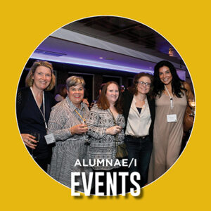 Button saying "Alumnae/i Events"
