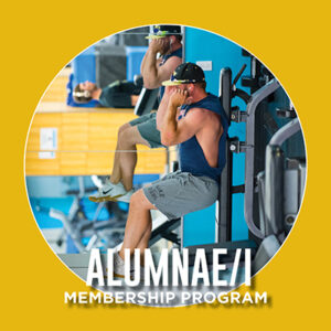 Button saying "Alumnae/i Membership Program"