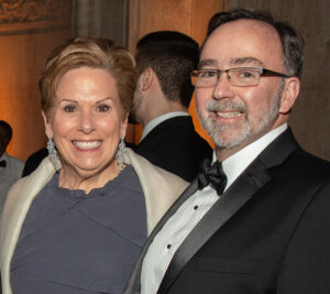 Susan and Gerry DiDonato pose for a photo at the University of Mount Saint Vincent's 2019 Scholarship Tribute Dinner.