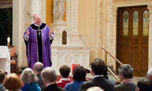 CMSV Welcomes His Eminence Timothy Cardinal Dolan and Order of Malta for Lenten Morning of Reflection on March 22, 2014  