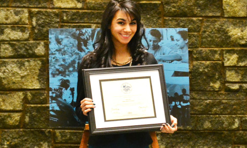 Mount Promotional Video Class Features CICU Award Winner Ciara Rosa ’15