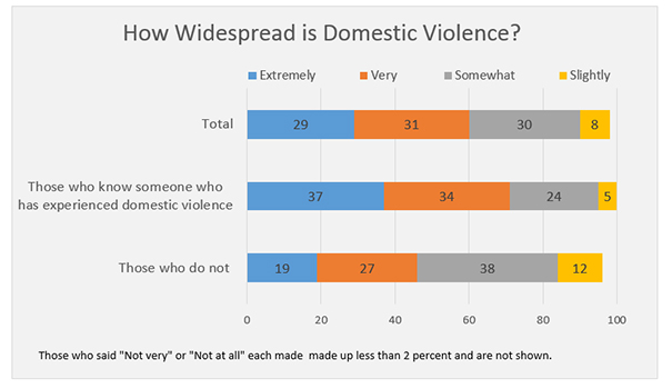 How Widespread is domestic violence? 