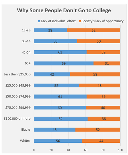 Why some people don't go to College