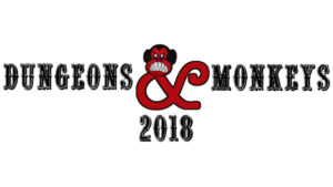 Dungeons & Monkeys logo saying "Dungeons & Monkeys 2018"