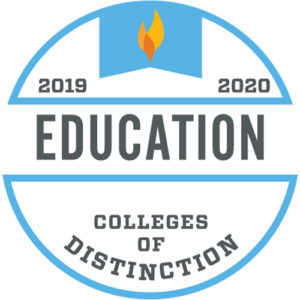 Colleges of Distinction logo Education 2019-2020