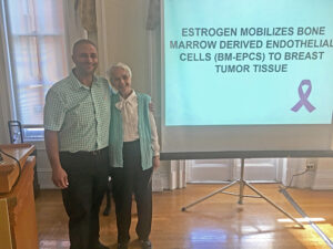 Sr. Mary Edward Zipf with Robert Suriano