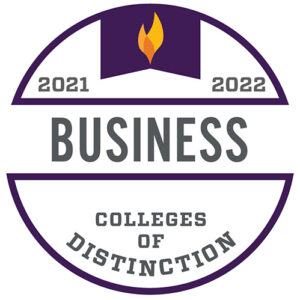 Colleges of Distinction Business Badge