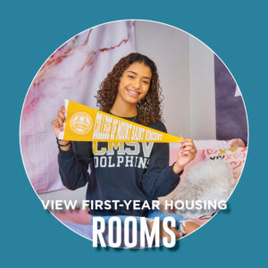 Button saying "view first-year housing"