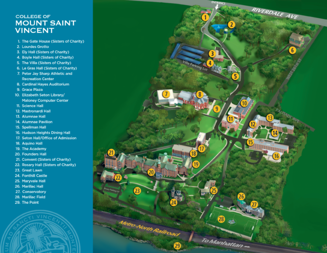 Map and Directions - College of Mount Saint Vincent