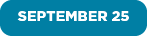 Blue website digital button with the date: September 25