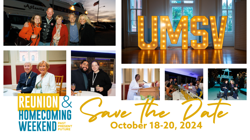 Save the Date for Reunion & Homecoming Weekend 2024 from October 18-20, 2024