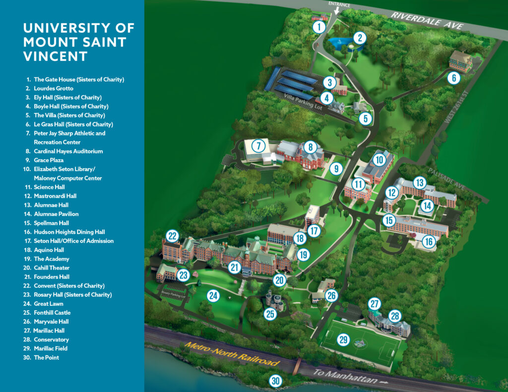 Map and Directions - University of Mount Saint Vincent